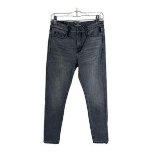 Brand New Rising Sun & Co The Mid Rise Skinny Gray Black Reborn Jeans Size 27x26